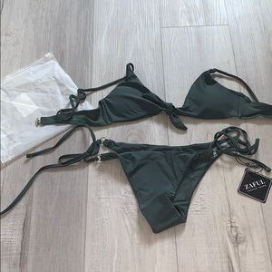 Olive Green Bikini